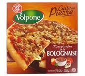 Pizza bolognaise marque repre
