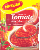 Soupe de tomate aux vermicelles maggi