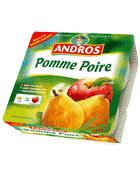 Dessert fruitier pomme-poire andros