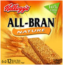 Barre de cereale - kelloggs all-bran nature