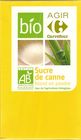 Carrefour "agir" sucre de canne blond bio
