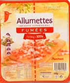 Allumettes de lardons fums (Auchan)