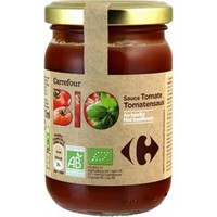 Sauce tomate au basilic Bio Carrefour