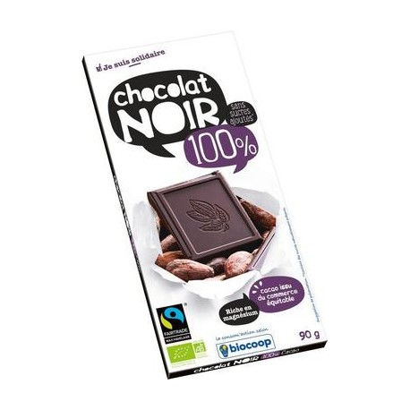 Chocolat noir 100 % biocoop