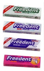 Freedent chewing-gum sans sucre