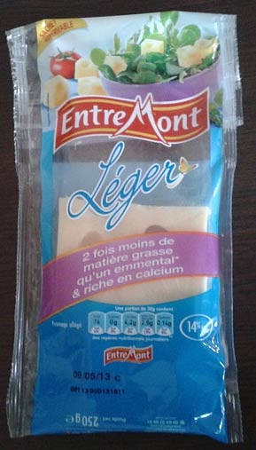 Fromage emmental lger Entremont 14%MG