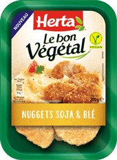 Nuggets soja et bl vegan de Herta