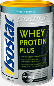 Whey protein plus isostar (arme chocolat)