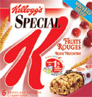Barre de cereale - kelloggs special k fruits rouges
