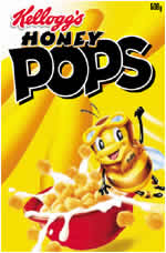 Céréales kelloggs - honey pops