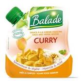 Balade sauce  la crme fraiche curry ( savoureuse et lgre )