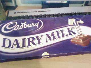 Chocolat cadbury dairy milk