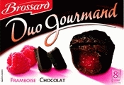 Duos gourmands (gteau chocolat fourrs framboise) brossard : par unit de 20g