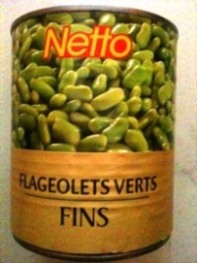 Flageolets verts fins (netto)