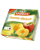 Dessert fruitier pomme abricot andros