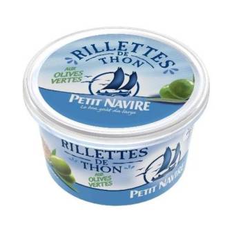 Rillettes de thon aux olives vertes - Petit Navire