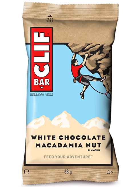 ClifBar Macadamia et Chocolat Blanc