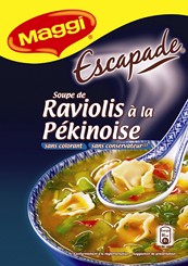 Soupe de raviolis  la pkinoise