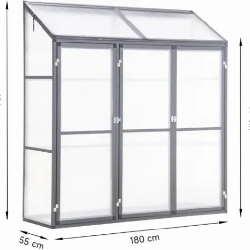 Test Serre adossée à tomates 180 x 55 x 190 cm : la petite serre qui tient sur un balcon mais demande un peu de patience au montage