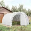Test Outsunny Serre Tunnel 12 m² : la serre pas parfaite mais efficace pour démarrer sérieusement le potager