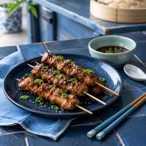 Brochette poulet chinoise