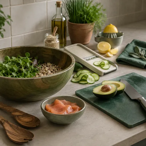 Salade Buddha bowl Saumon fumé (lidl)