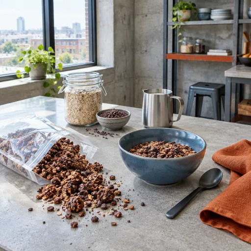 Muesli croustillant bio chocolat crownfield lidl