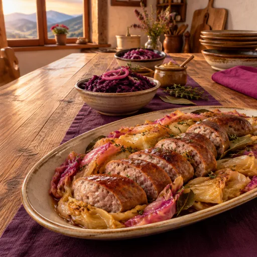 Saucisse au Choux vaudoise (Suisse)