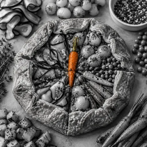 Galette vegetarienne aux petits légumes mission nutrition