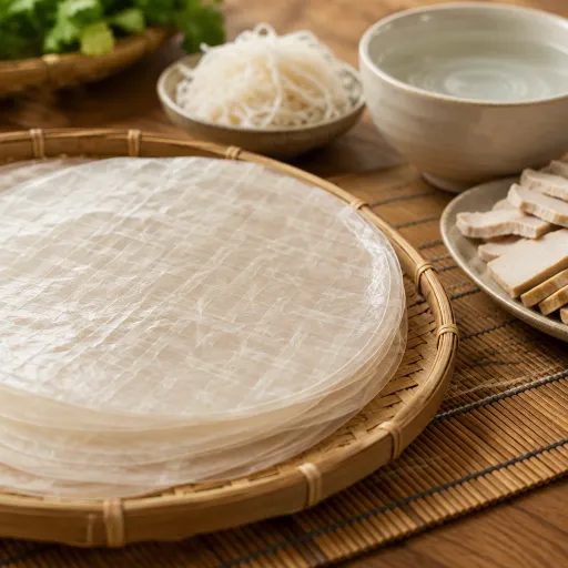 Galette de riz vietnamienne suzi wan pour nems et rouleaux de printemps
