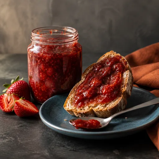 Confiture de fraises à tartiner Maribel 75% de fruits (Lidl)