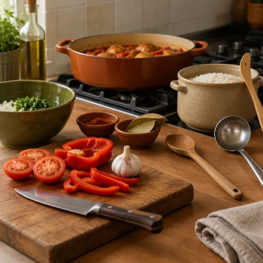 Poulet basquaise et son riz (Toque du Chef - LIDL)