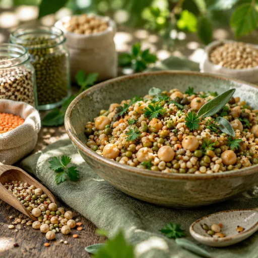 Mélange de céréales et légumes secs bio U CUIT