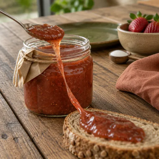 Confiture à la fraise allégée Linessa (Lidl)