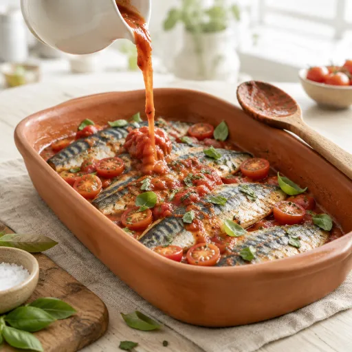 Filets de maquereaux à la tomate et basilic nixe (lidl)