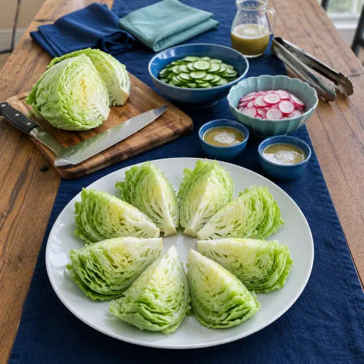 Salade laitue iceberg