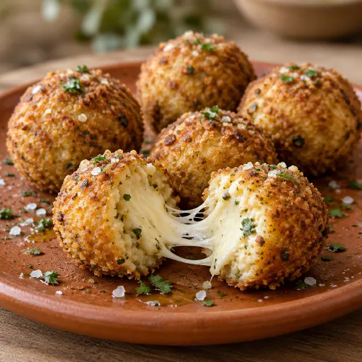 Quick : cheesy balls (par 6)