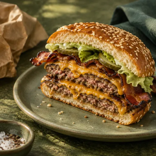 Burger king : double cheeseburger bacon
