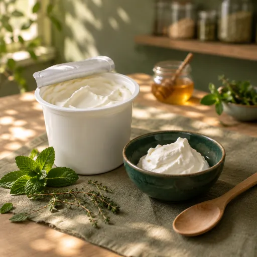 Fromage blanc 20% milbona (lidl)
