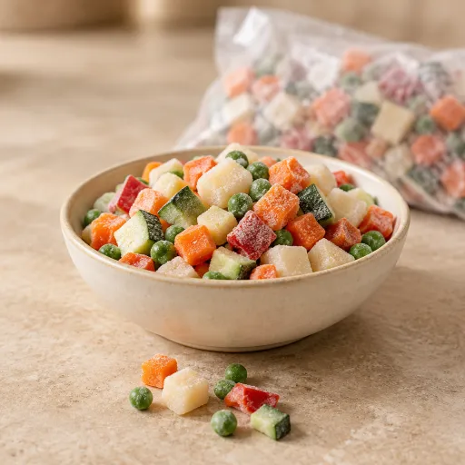 Mélange de légumes pour couscous - surgelés -aldi