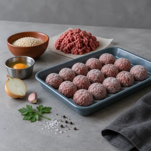 Boulettes (30) au boeufs surgelées (lidl)