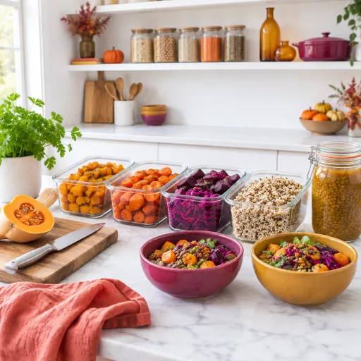 Batch cooking d'automne : organiser ses repas sains de la semaine en deux heures