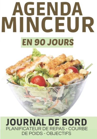 Journal minceur et carnet alimentaire à compléter sur 90 jours - Cahier à compléter jour par jour pour perdre du poids et se remettre en forme -: Journal de bord pour réussir son régime alimentaire