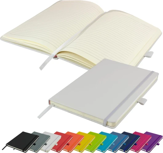Cahier A5, nouveau cahier à couverture rigide, carnet de notes, bloc-notes (blanc)