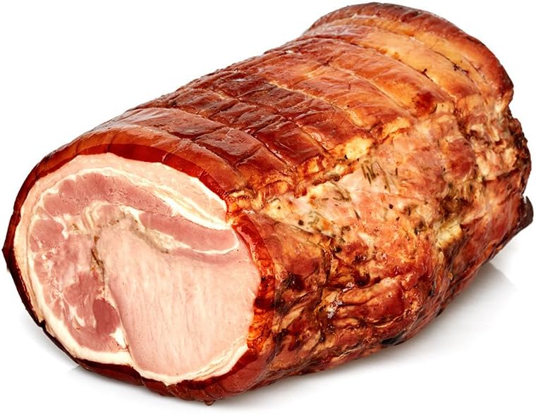 Porchetta, tranche de viande de porc cuite au four, moitié, Salumi Pasini, 4.5 kg