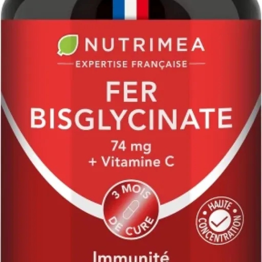 Avis Nutrimea Fer Bisglycinate + Vitamine C : un apport en fer pensé pour limiter les désagréments