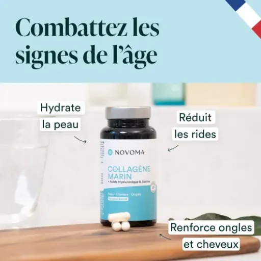 Avis NOVOMA Collagène Marin + Acide Hyaluronique : un combo beauté peau-cheveux-ongles bien ficelé