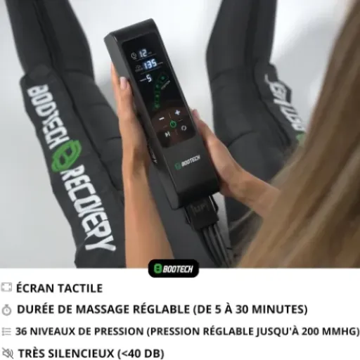 Avis BOOTECH Pressothérapie maison (L) : des bottes puissantes pour jambes lourdes et récupération