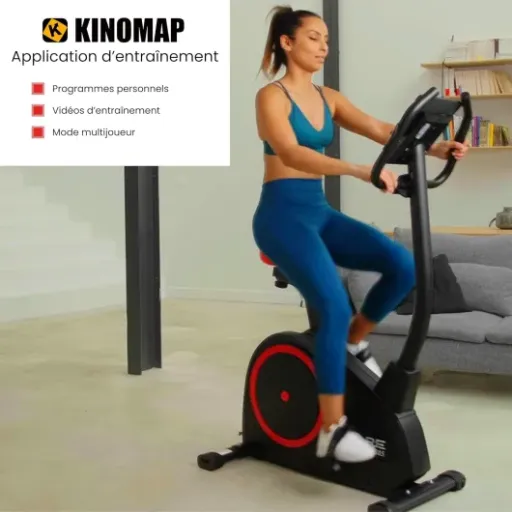 Avis CARE FITNESS CV-385 : un vélo d’appartement connecté et sérieux pour le cardio à la maison