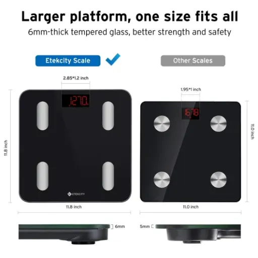 Avis Etekcity Smart Fat : la balance connectée qui suit bien plus que le poids